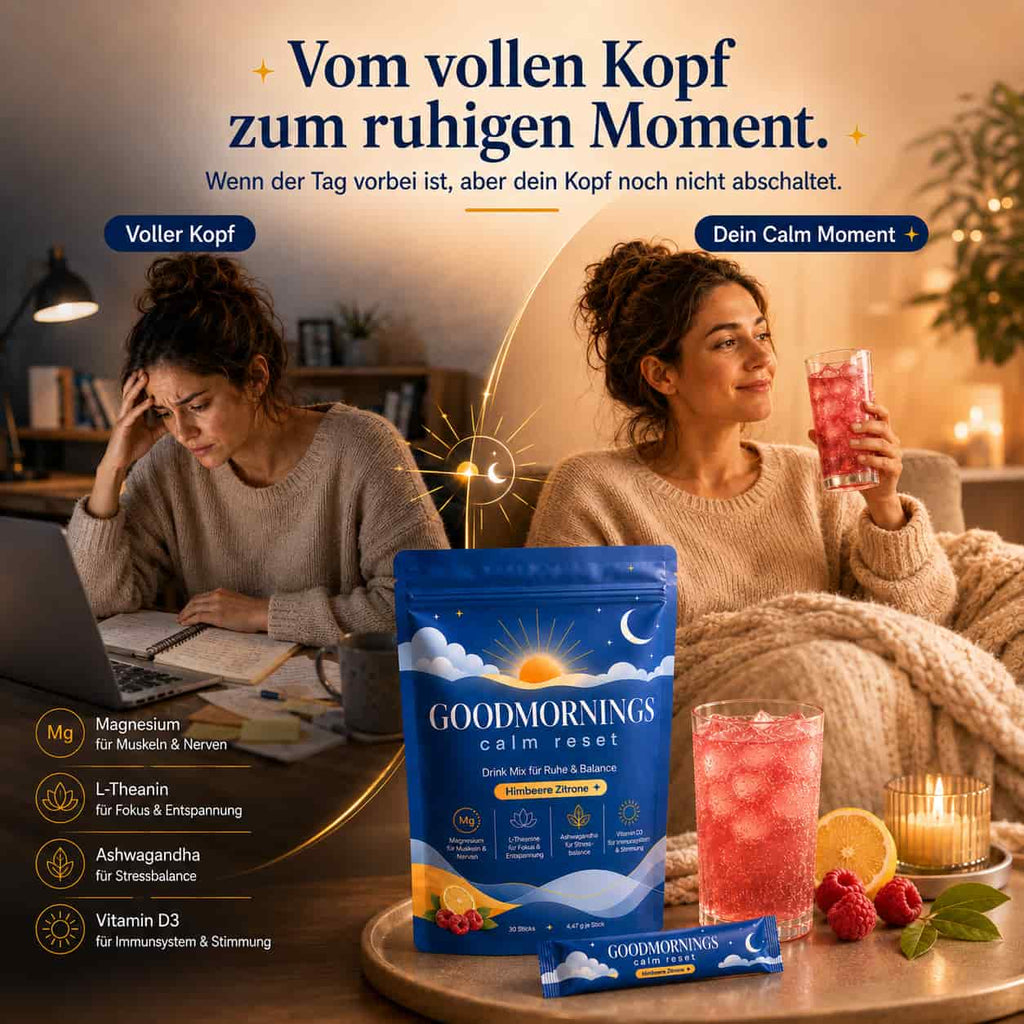 calm reset – Abenddrink Himbeere Zitrone | 30 Sticks